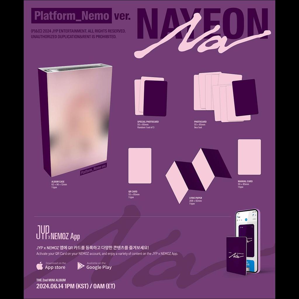 NAYEON 'NA' Plattforms_Nemo ver. / DET ANDRA MINIALBUMET