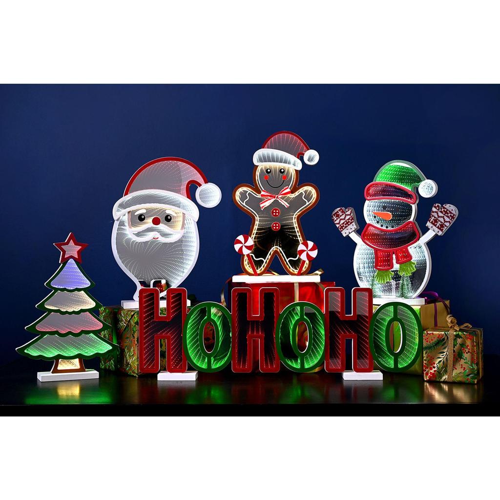 Infinity Christmas Tree LED Stand Light - 32cm
