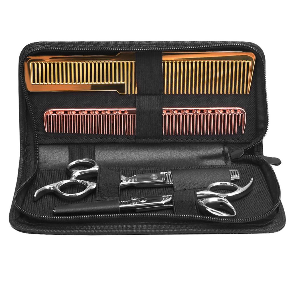 Friseurwerkzeugtasche PU-Leder Leicht für Scheren Kämme Clips