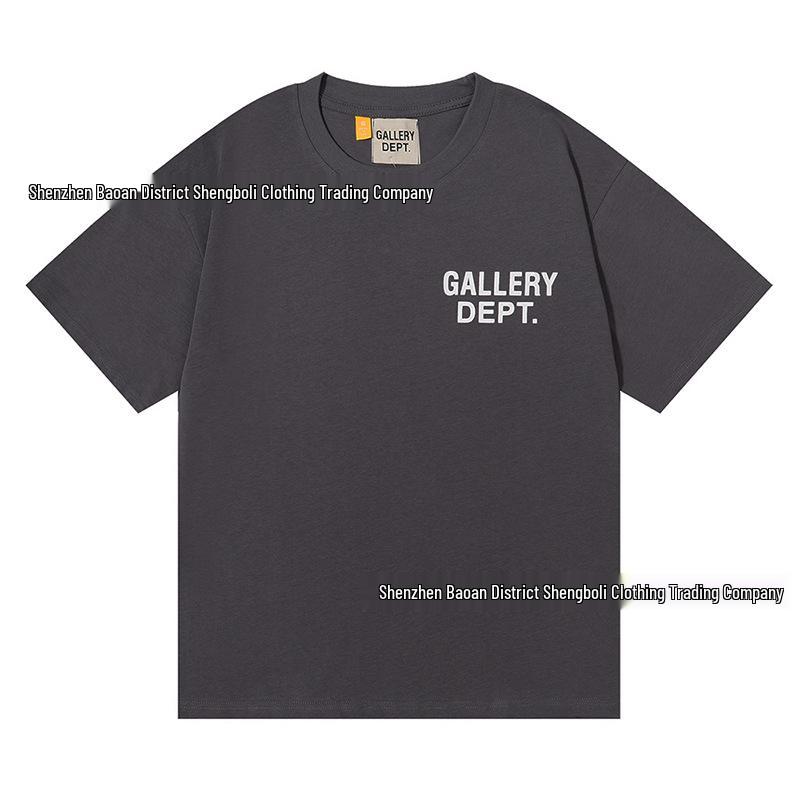 Unisex retro tričko s krátkym rukávom s potlačou D od GALL