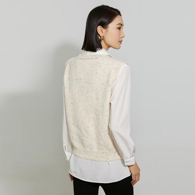 Women's Commuter Shirt & Vest Two-piece Set