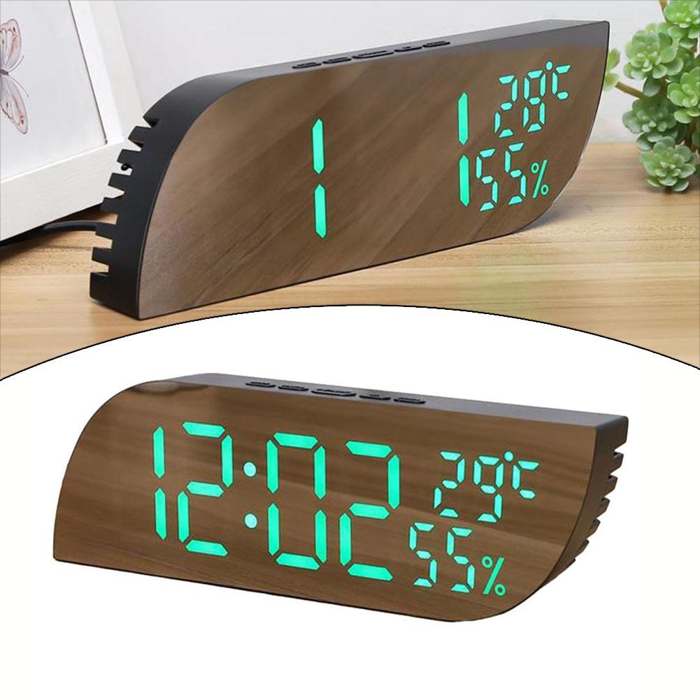 

Bedroom Alarm Clock Desktop Ornament Electronic Temperature