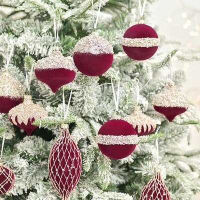 Christmas Celebration Christmas Balls Unique Christmas Tree Decor Christmas Easy To Hang Various Styles Hanging Ornaments