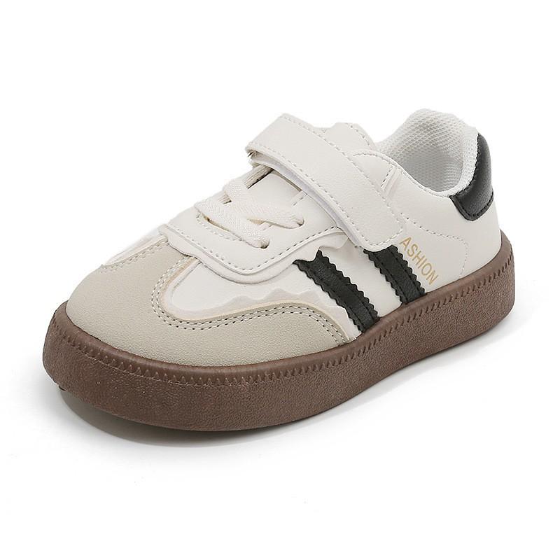 Kids Casual Sneakers Boys Girls Fall Soft Sole Toddler Shoes With Velcro