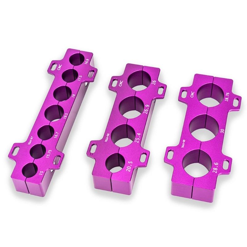 Aluminiumlegierungen Fahrradwerkbänke Schraubstöcke Klemmen Einsätze Halter Radsportteil Fahrräder Werkbänke Schraubstöcke Backenpolsterhalterung Reparaturklemme