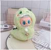 First, Second, and Third Generation Labubu Doll Clothes: 17cm Plush Onesie for 10cm Labubu Dolls, Cute Cartoon Design