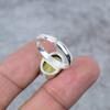 Citrine Gemstone Handmade 925 Sterling Silver Jewelry Ring Size 9 M-275