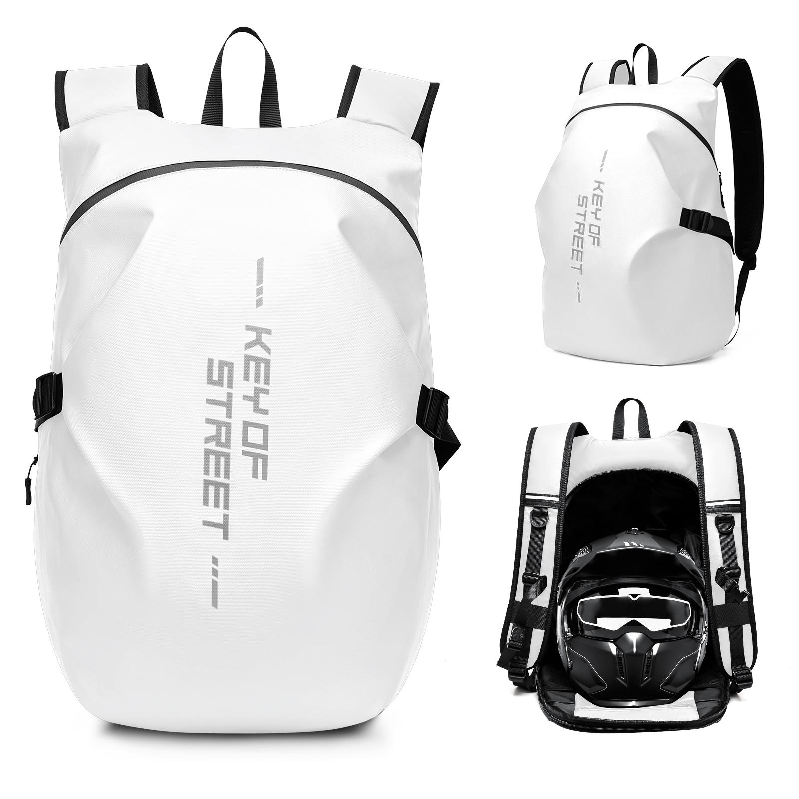 Helmet Backpack for Motorcycle Cycling, Large