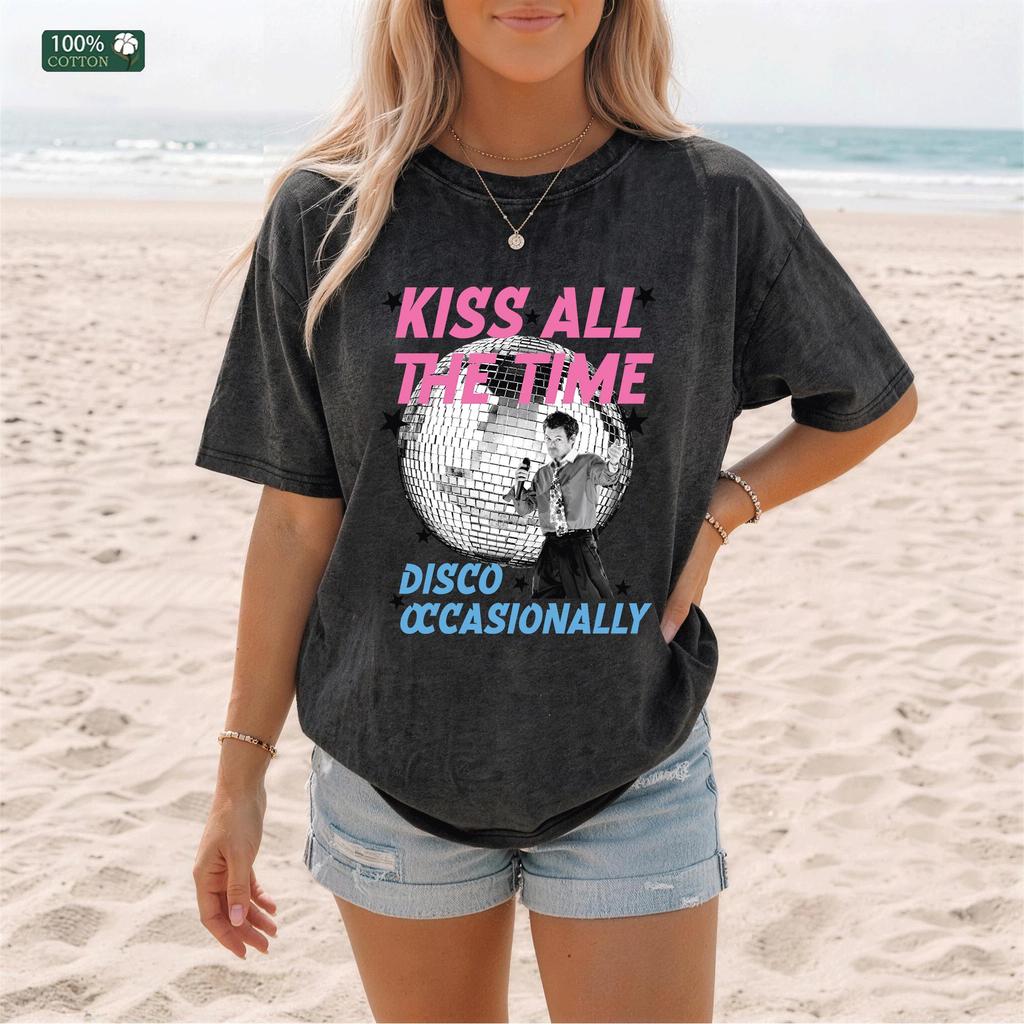 Harry Styles Shirt 2026 Tour Vintage Shirt,Kiss All The Time Concert Tee, HS 2026 World Tour Hoodie, Music Festival Outfit