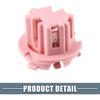 2 Pcs Rear Tail Light Lamp Bulb Socket No.A2108260082 for Mercedes-Benz E320 1996-2002 W210 for W220 S430 S500 2000-2006 Plastic Pink