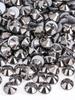 Jet black 288 pieces SS30 Glass crystals, non-hot fixed rhinestones, flat stones for DIY nail art, fabric decoration and clothing