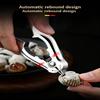 Aprisgorgogliare Strumento Granchio Cracker ApriVongole Utensile da Cucina Lega di Zinco Shucker Acciaio Inossidabile Strumento ApriVongole Gadget da Cucina