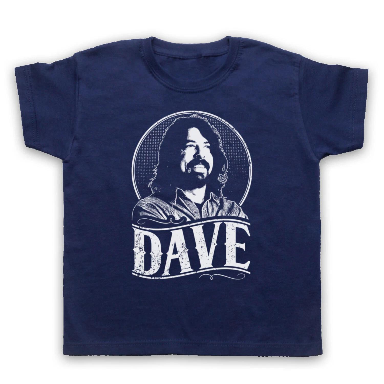 DAVE GROHL TRIBUTE ROCK GRUNGE LEGEND SINGER DRUMMER KIDS CHILDS T-shirt 100
