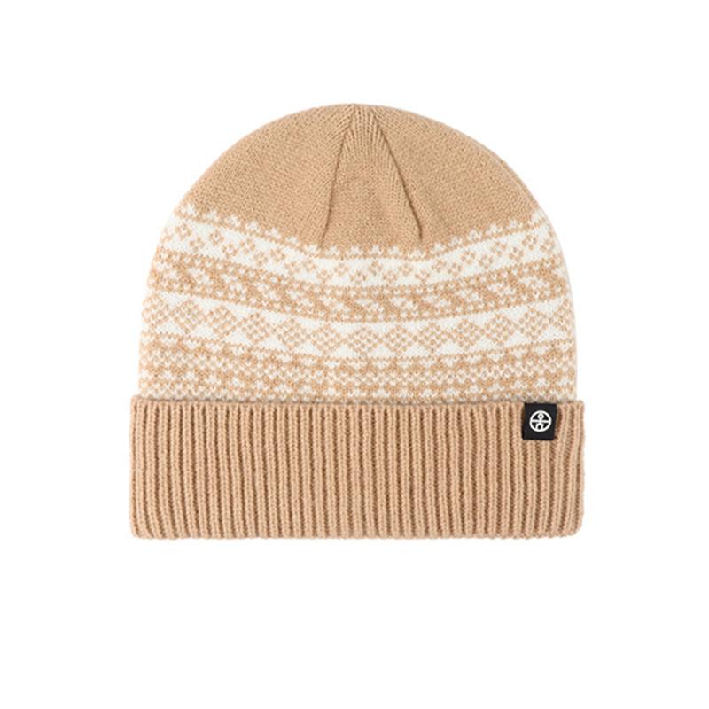 Cold Hat Men's Autumn and Winter Korean Version of Warm Knitted Hat Japanese Versatile Plus Velvet Ear Protection Wool Hat Women's Head Hat