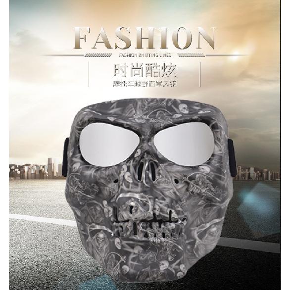 Halloween Party Devil Mask Goggles Motorcycle Goggles Racing Off-Road Glasses Helmet Motorcycle Mask