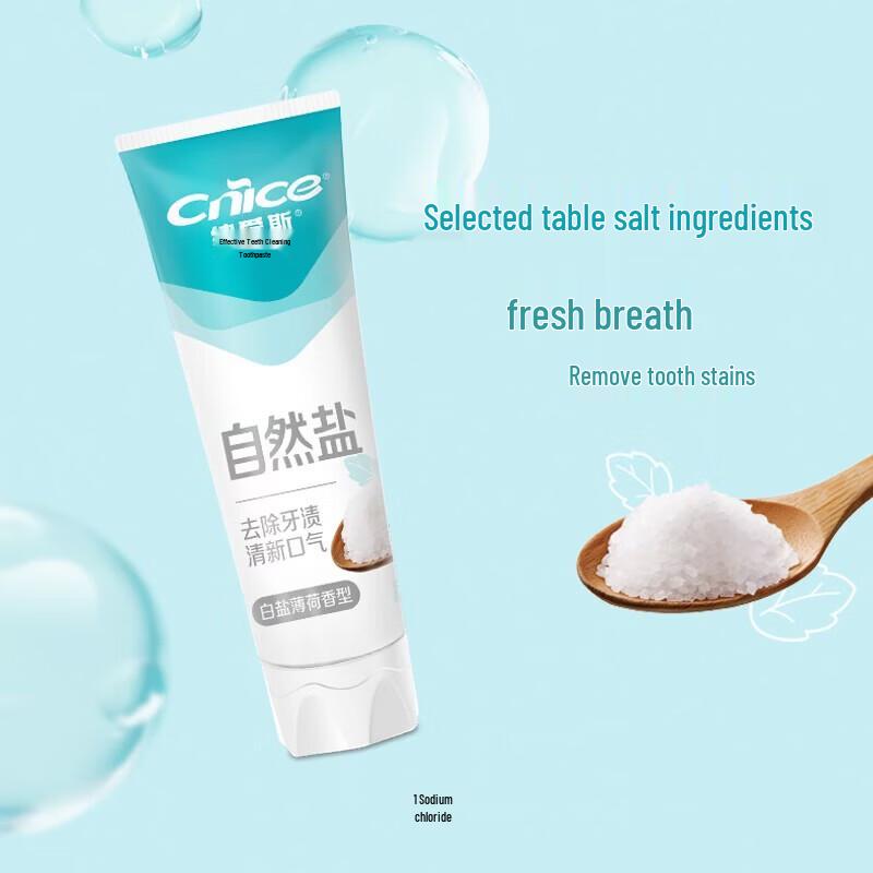 Nice Healthy White Salt Mint Toothpaste