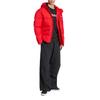 adidas Down Jackets Unisex Red Hooded Fleece Lined KS6487