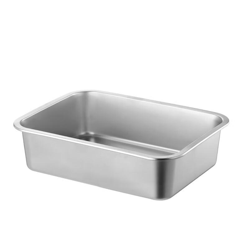Verdickte Rechteckige Buffetpfanne aus 304 Edelstahl