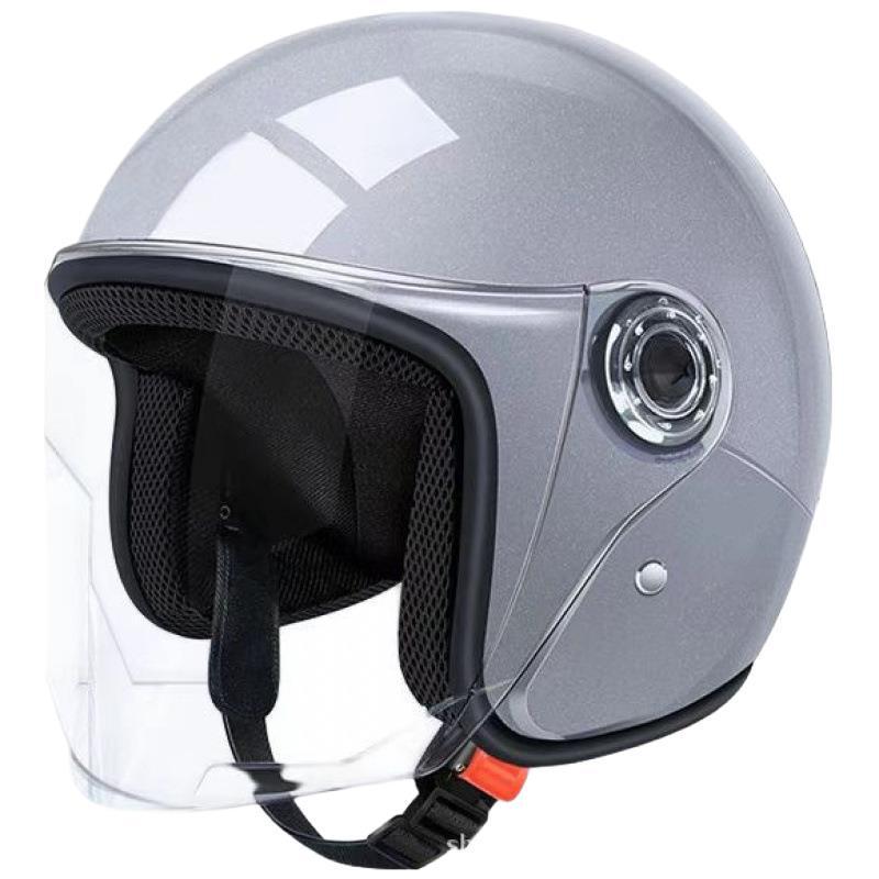 GB Certified All-Season Electric Bicycle Helmet for Men & Women, Winter Warmth, Half Helmet, Motorcycle Safety.