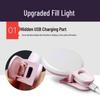 SF02 Rechargeable LED Selfie Light - Cold & Warm, Universal, Round, Enhances Beauty for Live Broadcasts