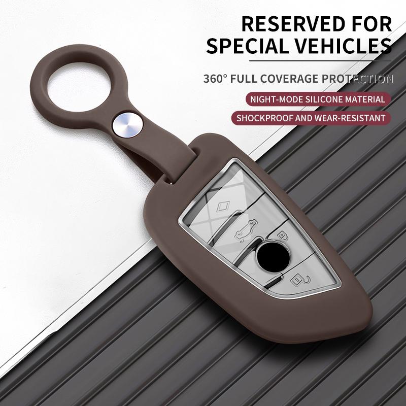 Car Key Case Cover Shell For BMW 1 3 5 7 Series iX1 iX3 i5 X1 X3 X4 X5 F15 X6 X7 F16 F10 F20 F30 F25 M3 M4 G20 G30 G01 Key Shell