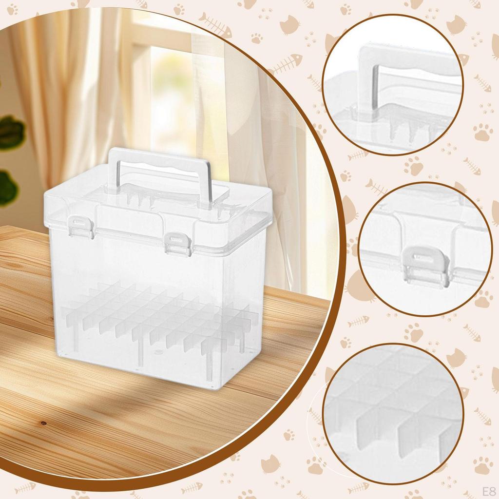 Marker Carrying Case Art Supplies Multifunctional with Handle Storage Container Box