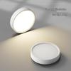 Ultra-thin LED Surface Round Ceiling Light for Aisles, Corridors, Entrances - Punch-free Installation