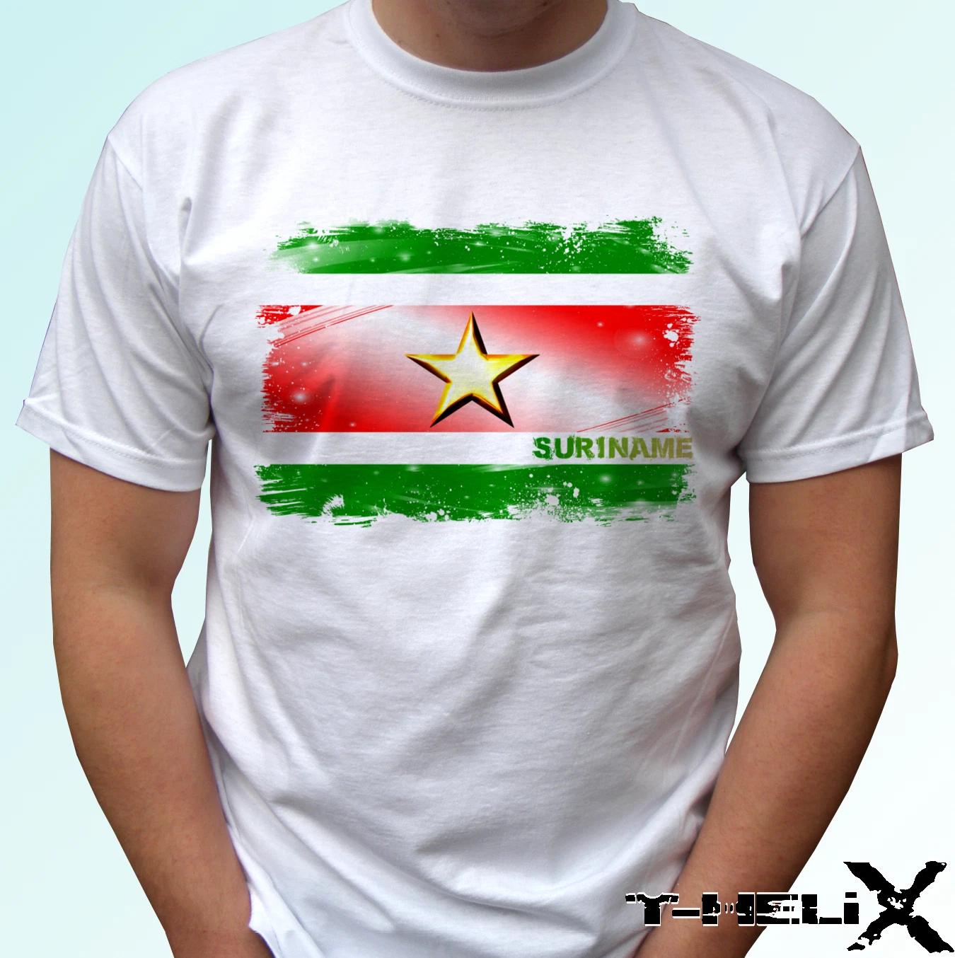 

Suriname flag - white kids boys T-Shirt top tee - s s kids baby sizes 130