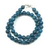 8mm Natural Neon Apatite Gemstone Beads Handmade Jewelry Pretty Necklace 17-21" For Thanksgiving 8BN-24