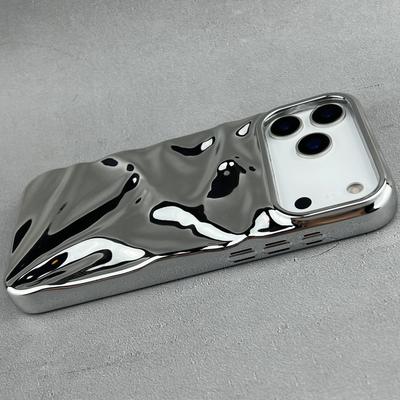 Luxury 3D Electroplated Water Ripple Pattern Case for IPhone 17 16 15 14 13 12 Pro Max Plus 11 Soft Shockproof Protective Cover