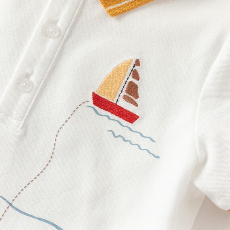 DAVE & BELLA Boys' Summer Cooling Short Sleeve & Five-Point Shorts Set
