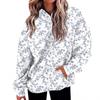 Women's Fashion Daily  Casual V-Neck Long Sleeve Printed Top