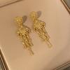 Women's Retro, Exquisite, Versatile, Light Luxury, Hollow Tassel Fashion Earrings