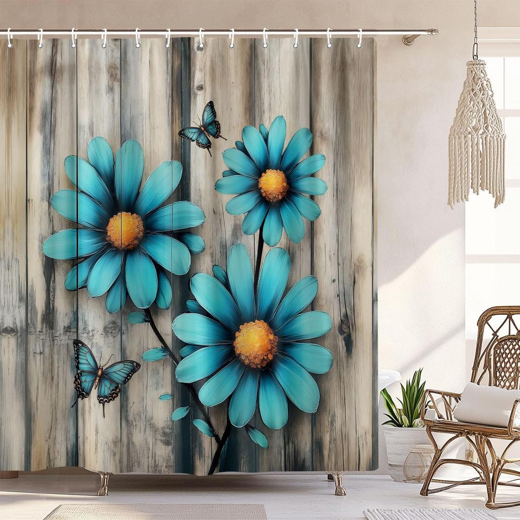 Black Gold Abstract Shower Curtain, Boho Modern Aesthetic, Oil Painting Neutral Art, Fabric Bathroom Set With Hooks