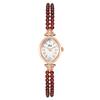 New Chinese Light Luxury Women'S Watch Niche High-End Chinese Style Bracelet Watch Women'S Bead Oval Small Plate Watch