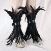 Adjustable Feather Ankle Cuff for Halloween Costume Parties Stage Performances Cosplay Event and Themed Celebrations