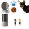 With Food Container Dog Outdoor Water Cup 2-in-1 Pet Feeder  for Pet Walking,Hiking,Travel