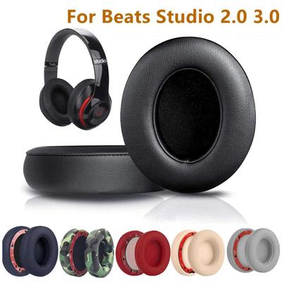 For Beats Studio 2.0 Studio 3.0 Wireless and Wired Headphone Replacement Ear Pads Cushions Ear Pads Protein Leather B0500 B0501