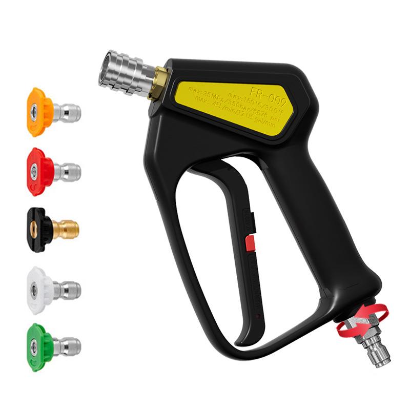 High-Pressure 5000psi Anti-Tangle Car Wash Water Gun with 3/8 Multi-functional Nozzle
