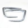 Chrome Front Fog Light Eyelid Lid Cover Trim For 2018- Ford Expedition 2pcs