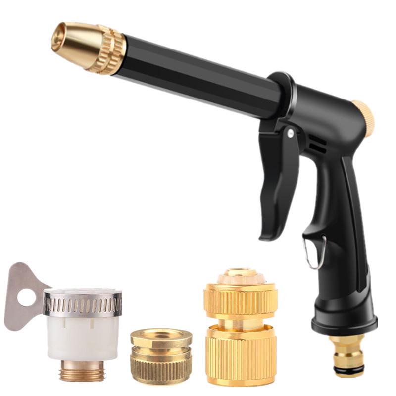 High-Pressure Car Wash & Agricultural Spray Head with Freeze-Proof, Sun-Proof Hose Connector