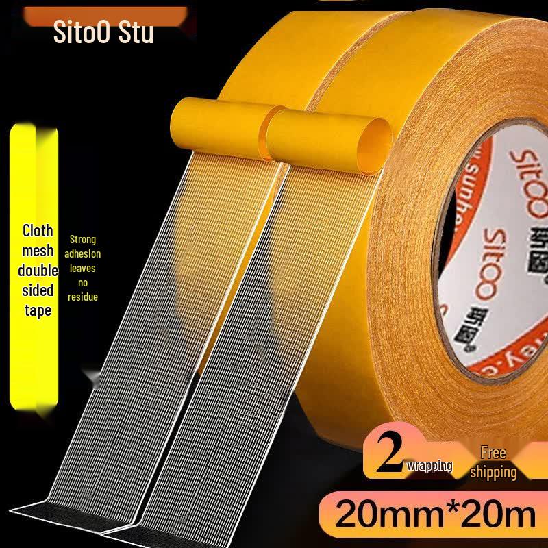Heavy-Duty Cloth Double-Sided Tape