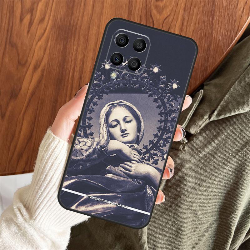 Virgin Mary Christian Case For Samsung Galaxy M12 M32 M52 M35 M55 M15 M11 M13 M14 M06 M16 M36 M56 M31 M53 M34 M54