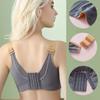 Sexy Sexy Large Size Front Buckle Lace Back Summer Thin Section Adjusted Poly Polymerization Without Steel Ring To Collect Secondary Breasts Cover