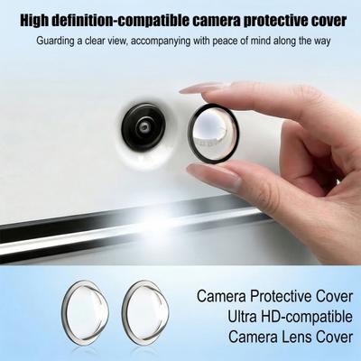 Universal Car Camera Lens Protector Clear Car Reversing Camera Cover for 360 Degrees Backup Cameras Multi-layer Optical Protection Film for EV