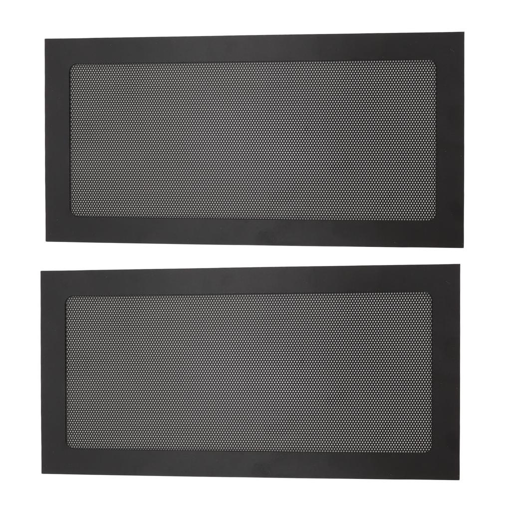 2Pcs Computer Cooler Fan Dust Filter Magnetic Frame PC Fan Dust Mesh PC Cooler Filter Fine Mesh PVC Dust Cover