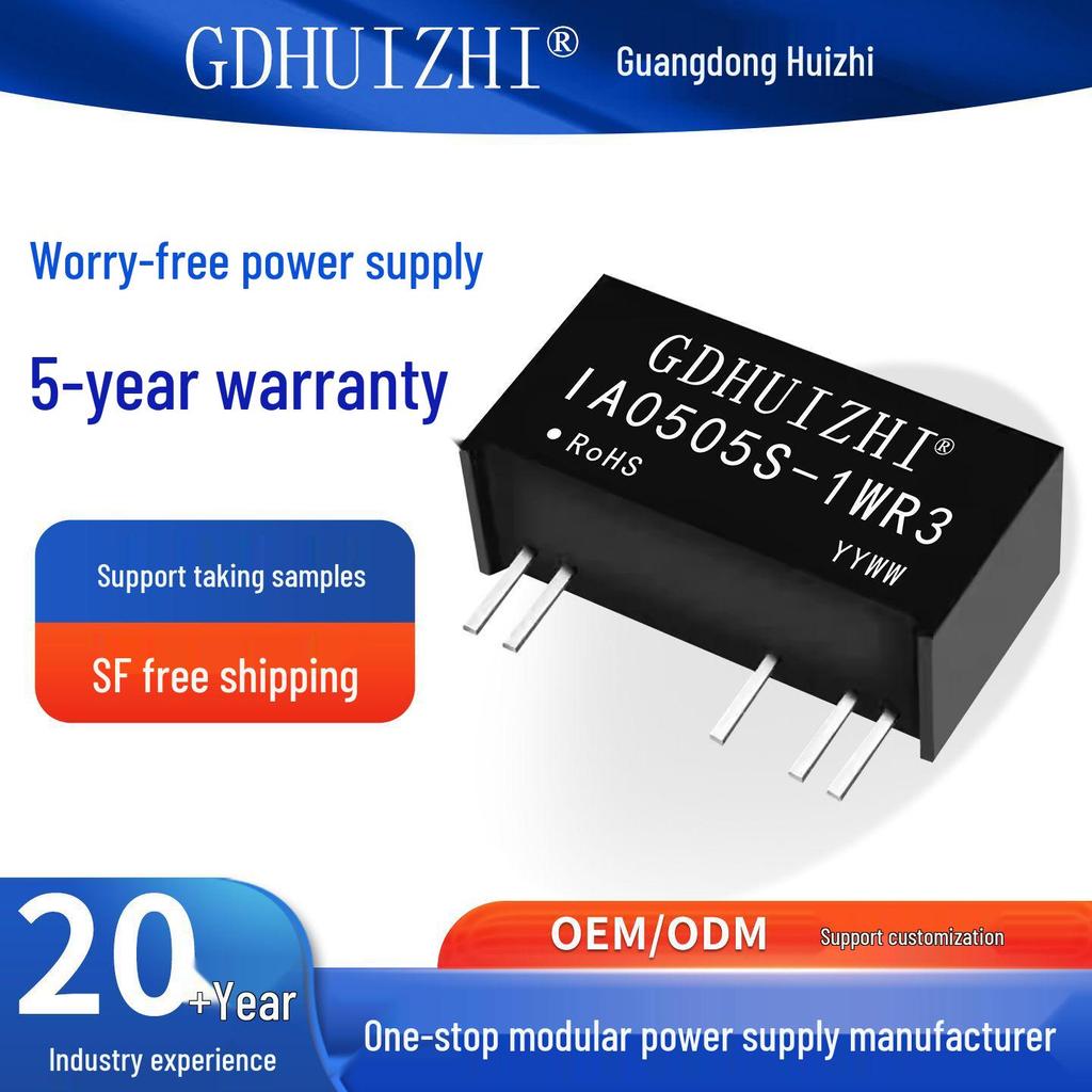 IA0505S-1WR3 DC-DC Isolated Power Module, Fixed 5V To ±5V Output, Dual-Channel