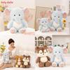 Brinquedo de Pelúcia Esquilo e Elefante de Desenho Animado Com Personagens de Desenho Animado de Esquilo e Elefante Para Presente de Aniversário de Crianças