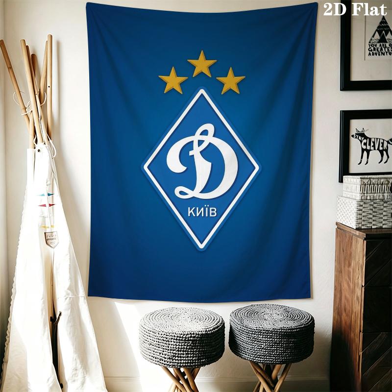 FC Dynamo Moscow Wall Tapestry Aesthetic Wall Hanging Printed Fabric Blanket Decorative Tapestries for Bedroom Living Room Home Decor