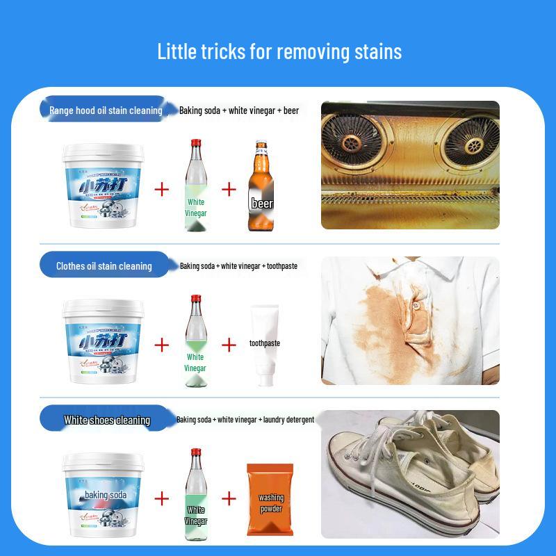 Multifunktionsreiniger: Backpulver Flecken- und Geruchsentferner für Küchen, Wäsche und Schuhe